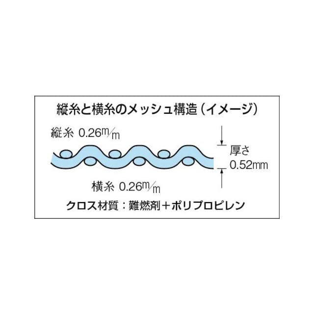 TRUSCO ソフトメッシュシートα 幅1.8mX長さ5.4m 白 GM1854A | Pay ID