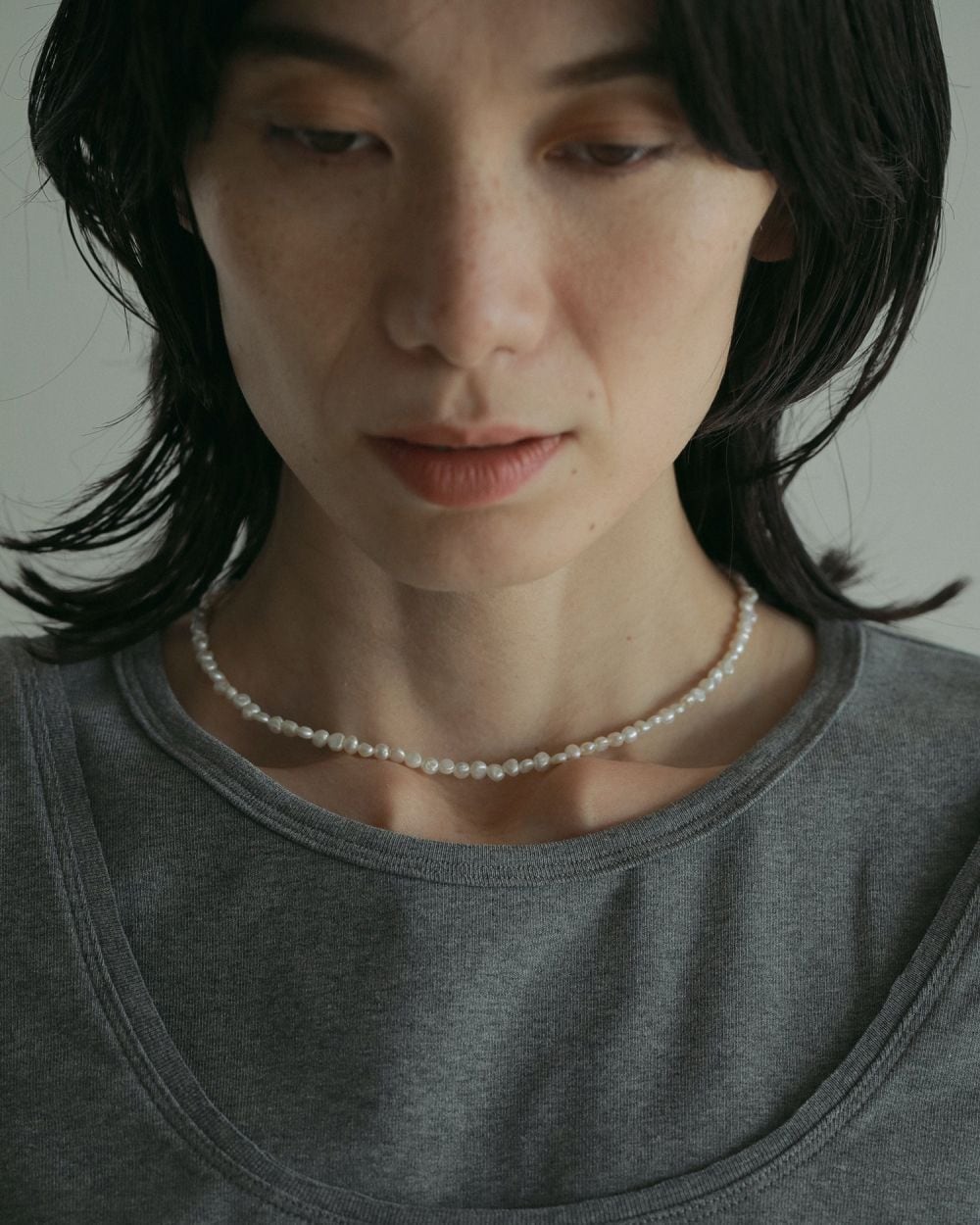 anuke アンヌーク Mini Pearl Necklace 62510910 | ANERCA & L.I.V