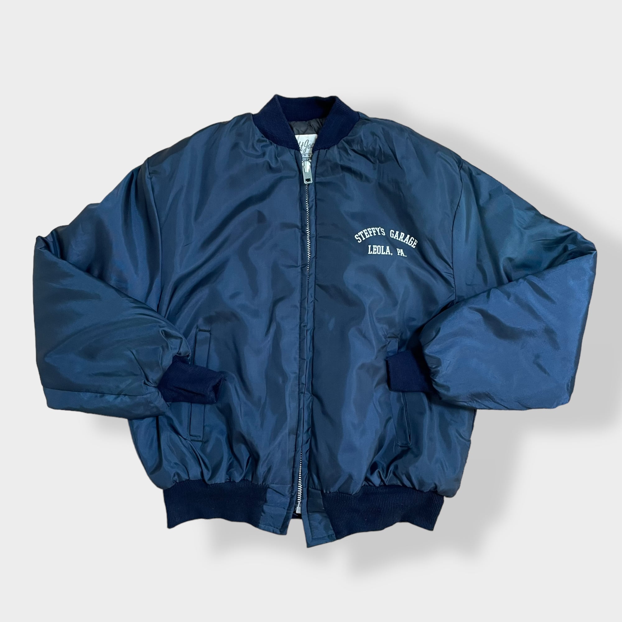 flight jacket】企業系 企業ロゴ フライトジャケット ブルゾン ...