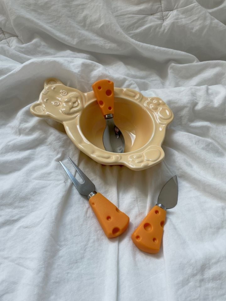 retro cheese cutlery 3P set / レトロ チーズ カトラリー セット