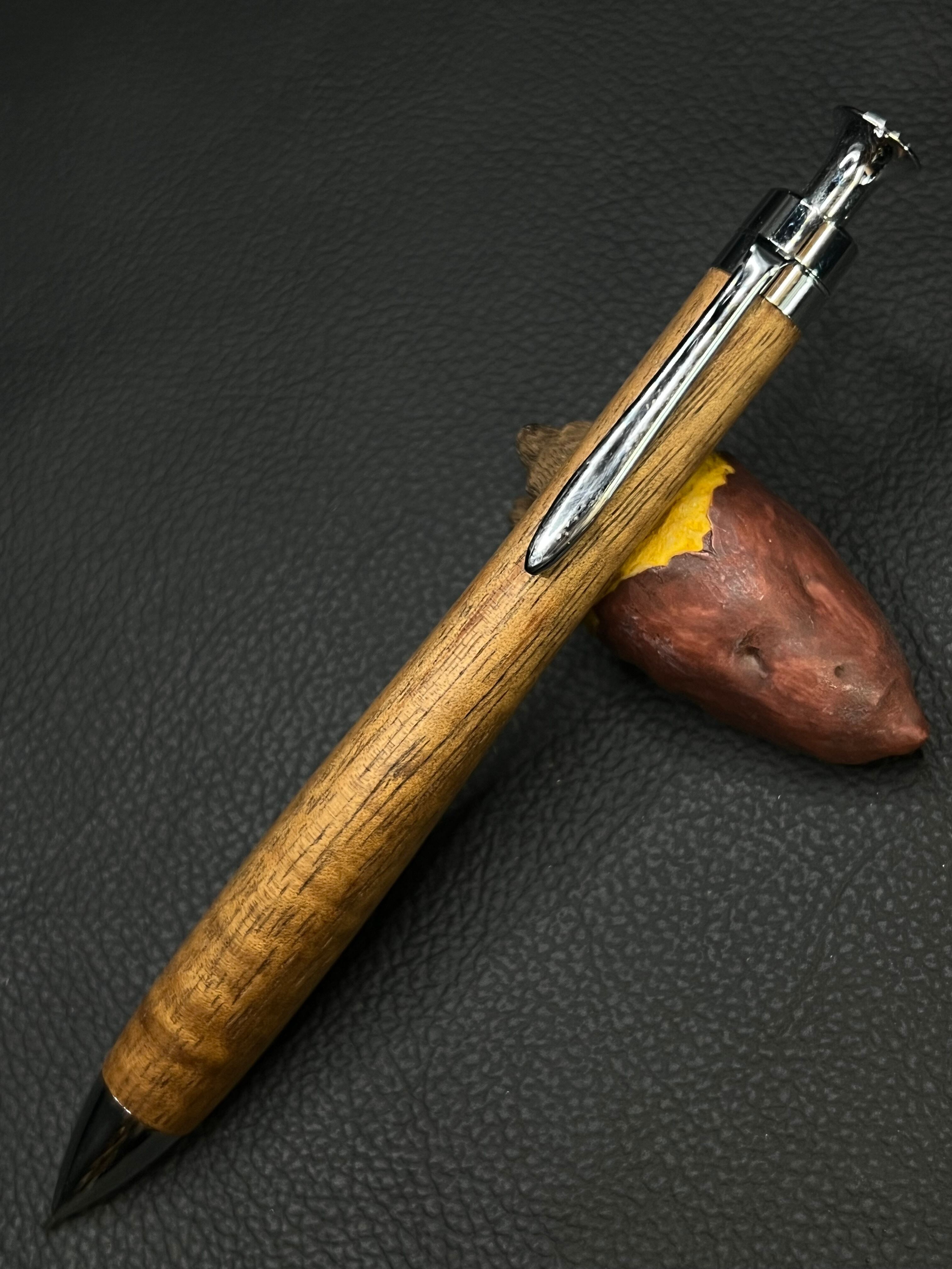 こぶた工房 黄花梨 極上変わり杢 シャープペン 27 極上+花梨紅白 0.3mmシャープペンシル | こぶた工房