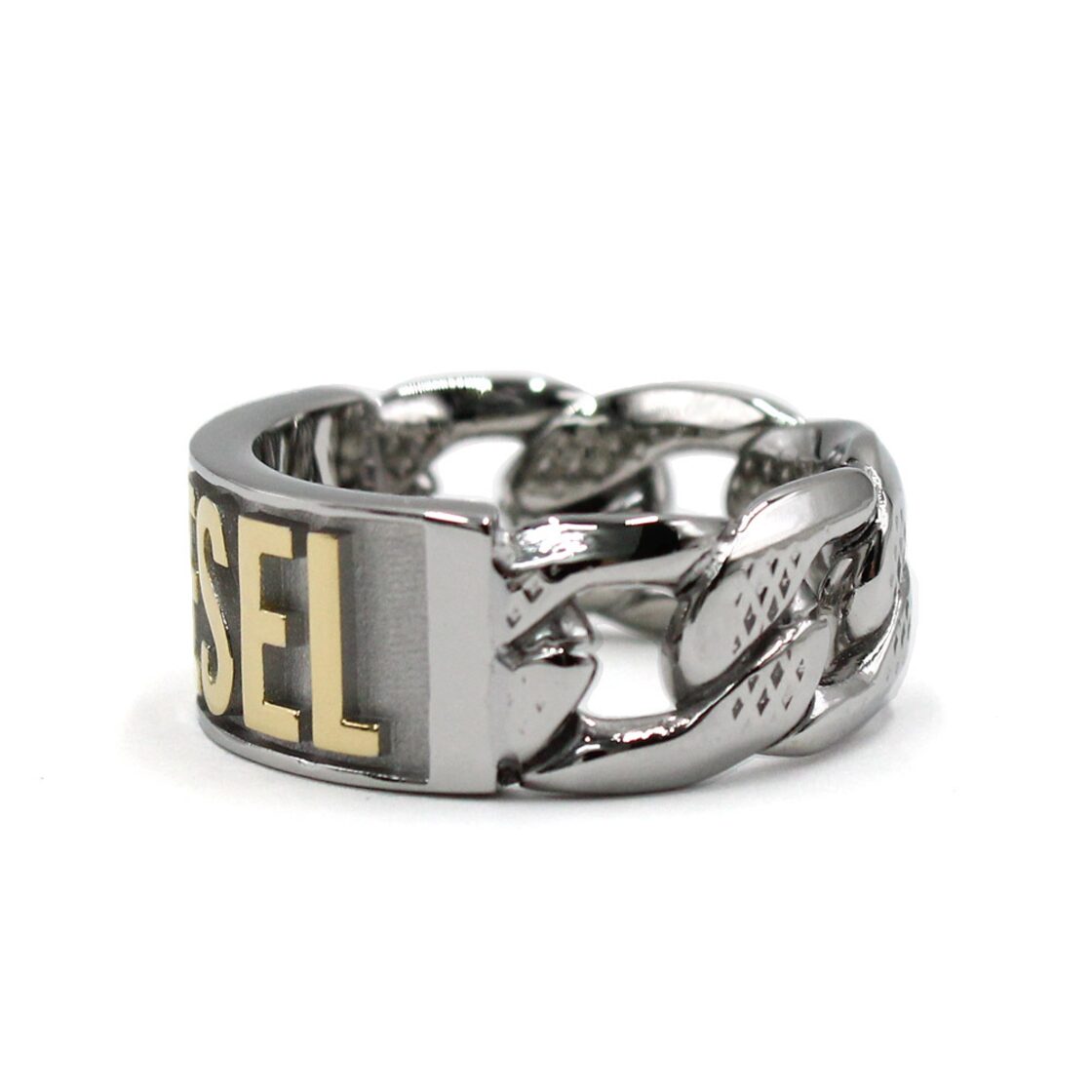 DIESEL RING DX1420931 SILVER GOLD S M L XL ディーゼル リング 指輪 