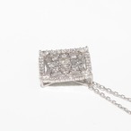 ダイヤモンド デザインネックレス K18(WG) / 1.000ct