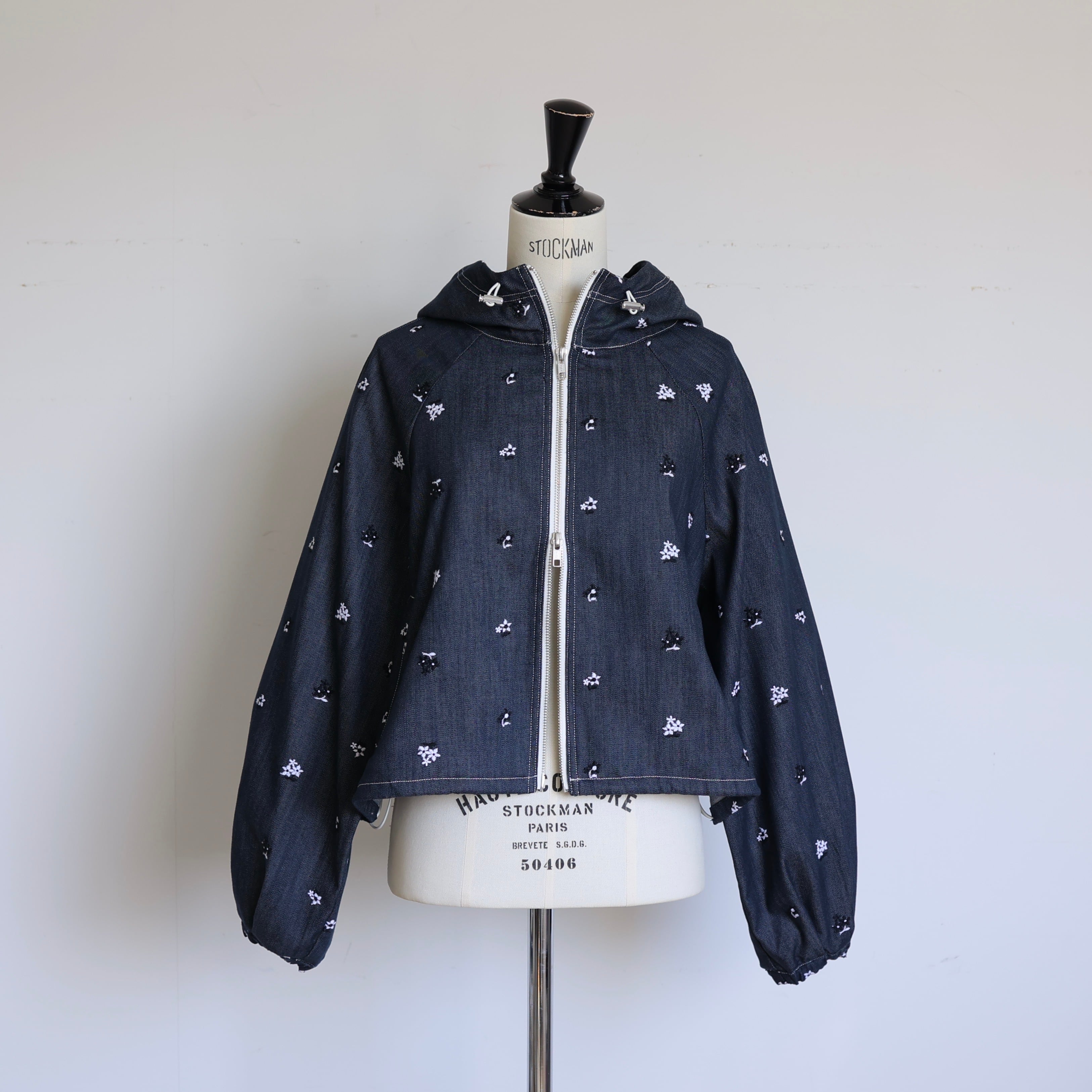 Gypsohila Jaquard Blouson ジャガードブルゾン Jacquard Blouson Black | gypsohila