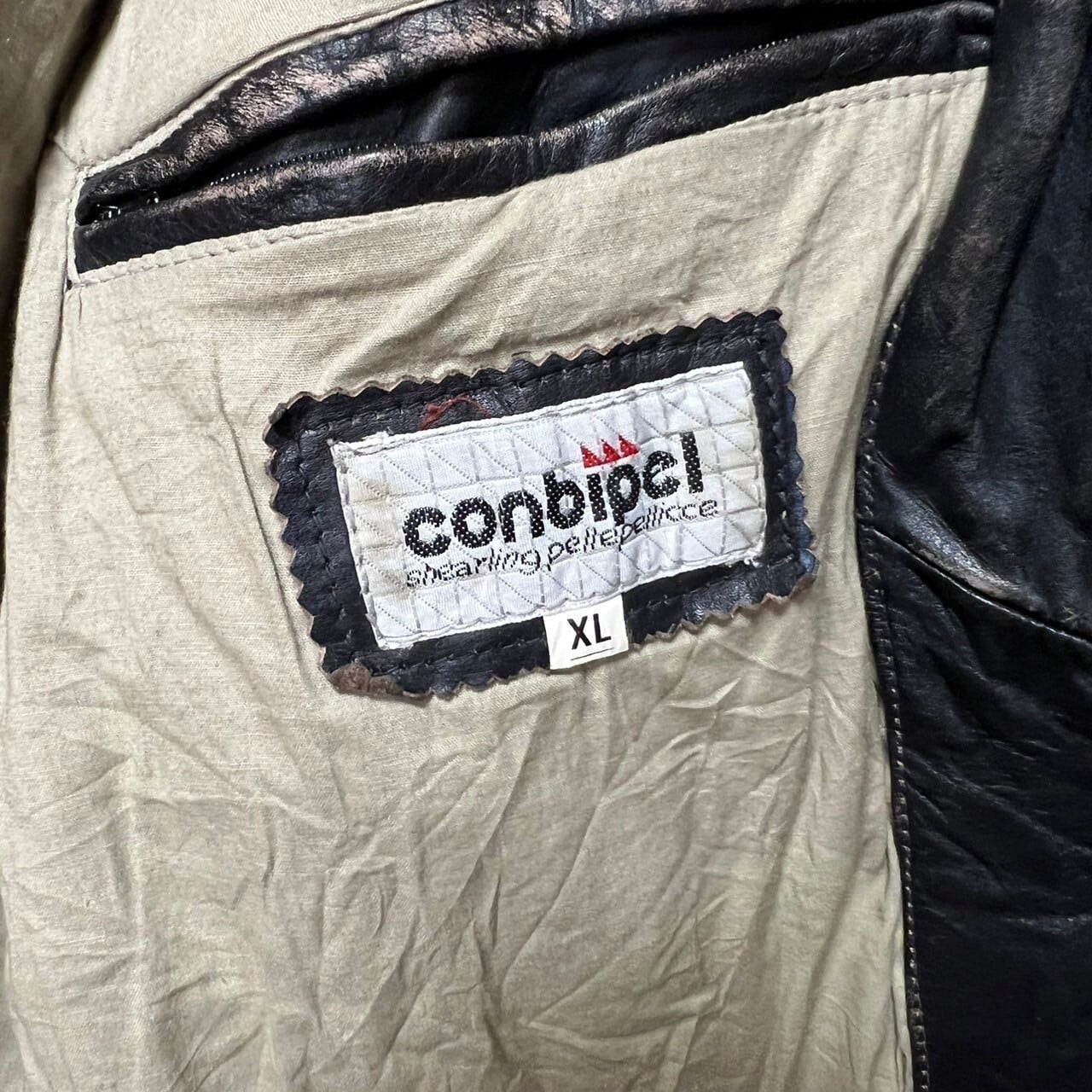 Conbipel レザージャケット XL | 古着屋OLDGREEN