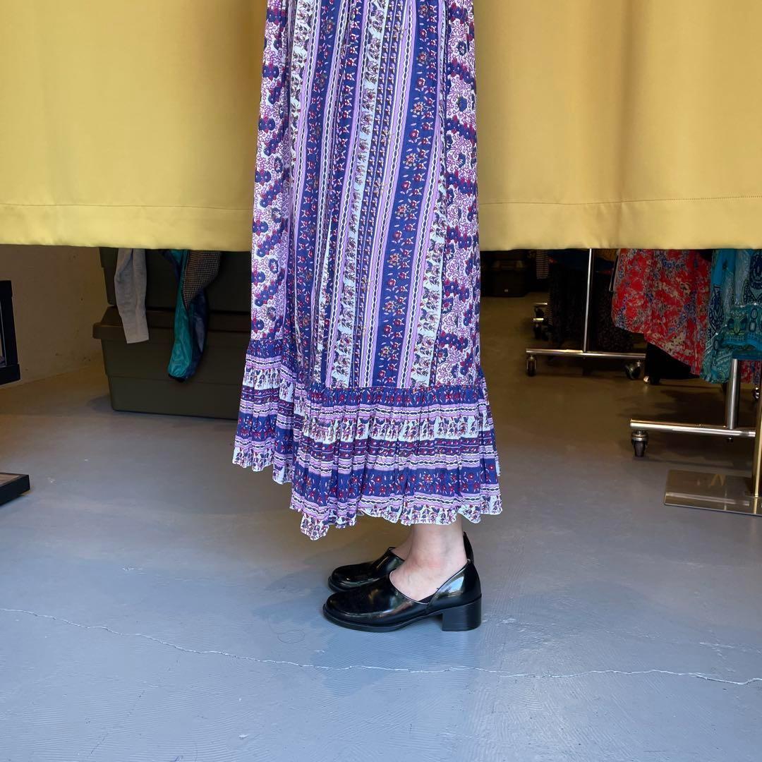 ne quittez pas ヌキテパ 花柄 総柄 ワンピース お呼ばれ | 古着