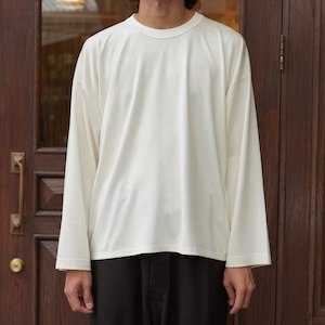 Olde H & Daughter(オールドエイチアンドドーター) "SILK tight tension MIDDLE PLAIN STITCHES L/S" -OFF-