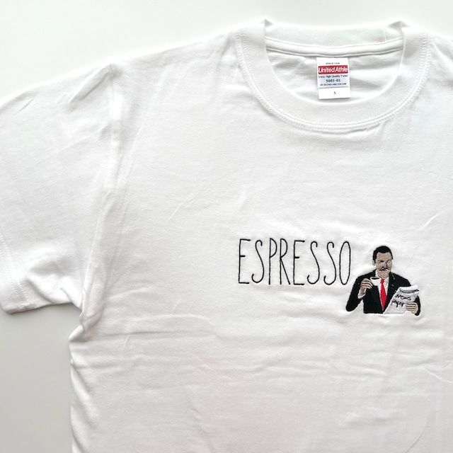 No.T-263【espresso】刺繍Tシャツ