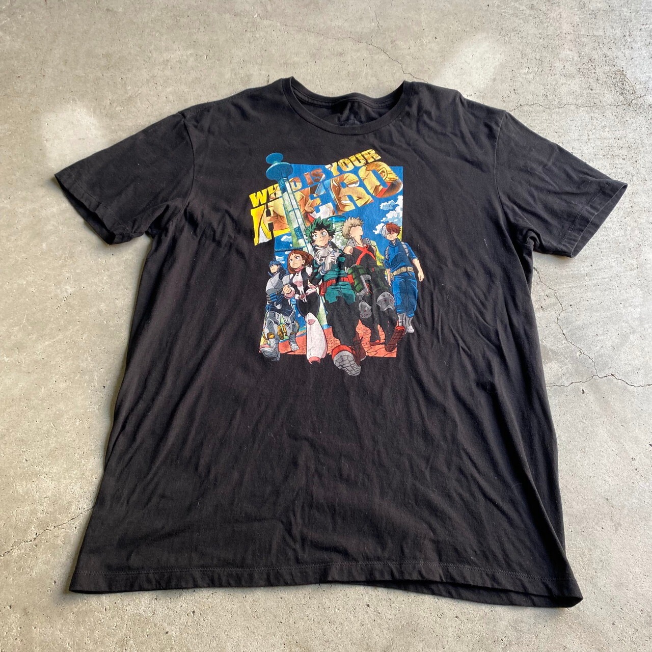 僕のヒーローアカデミア アニメTシャツ キャラクタープリントTシャツ 