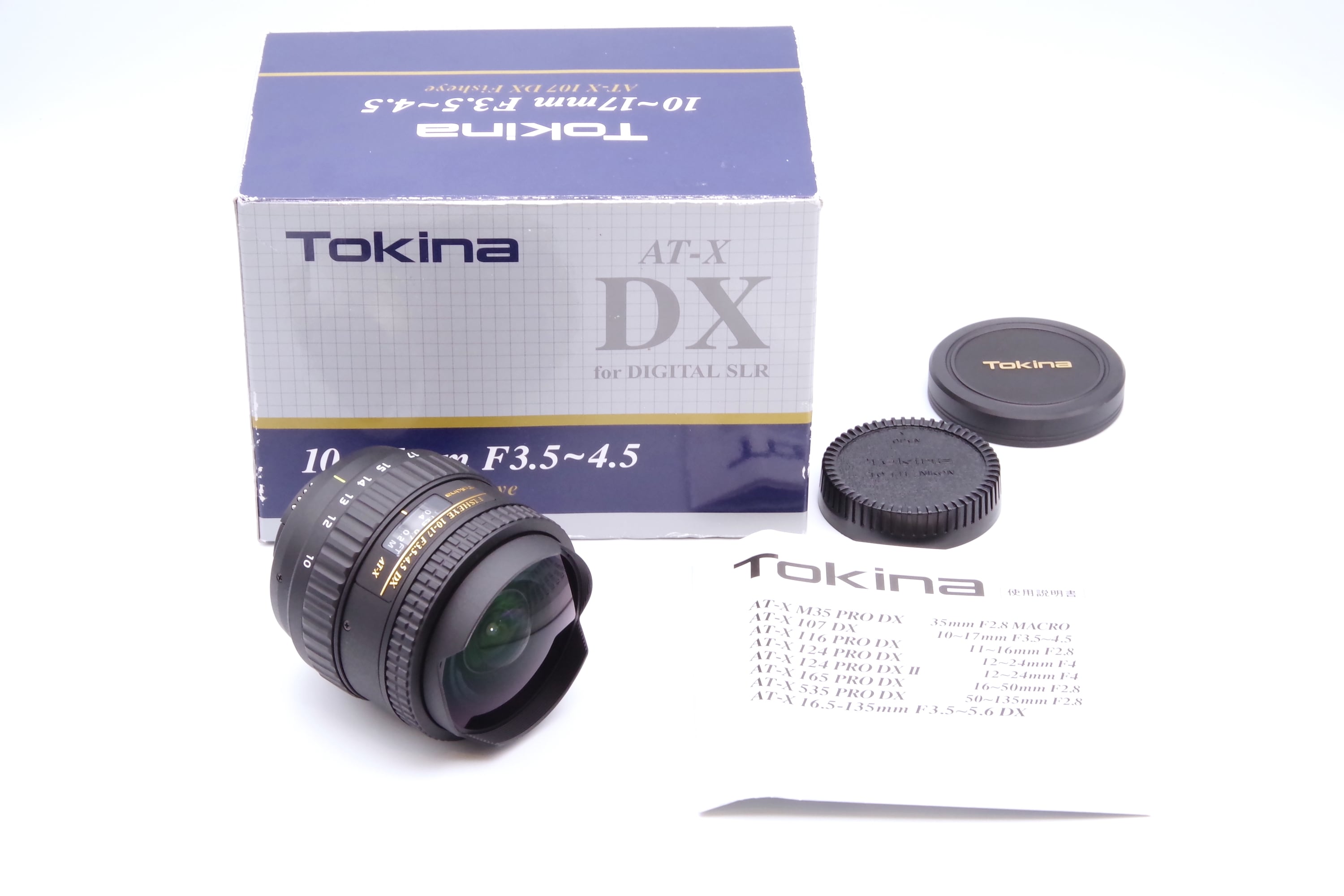 AT-X 107 DX Fisheye 10-17mm F3.5-4.5 ニコンFマウント Tokina