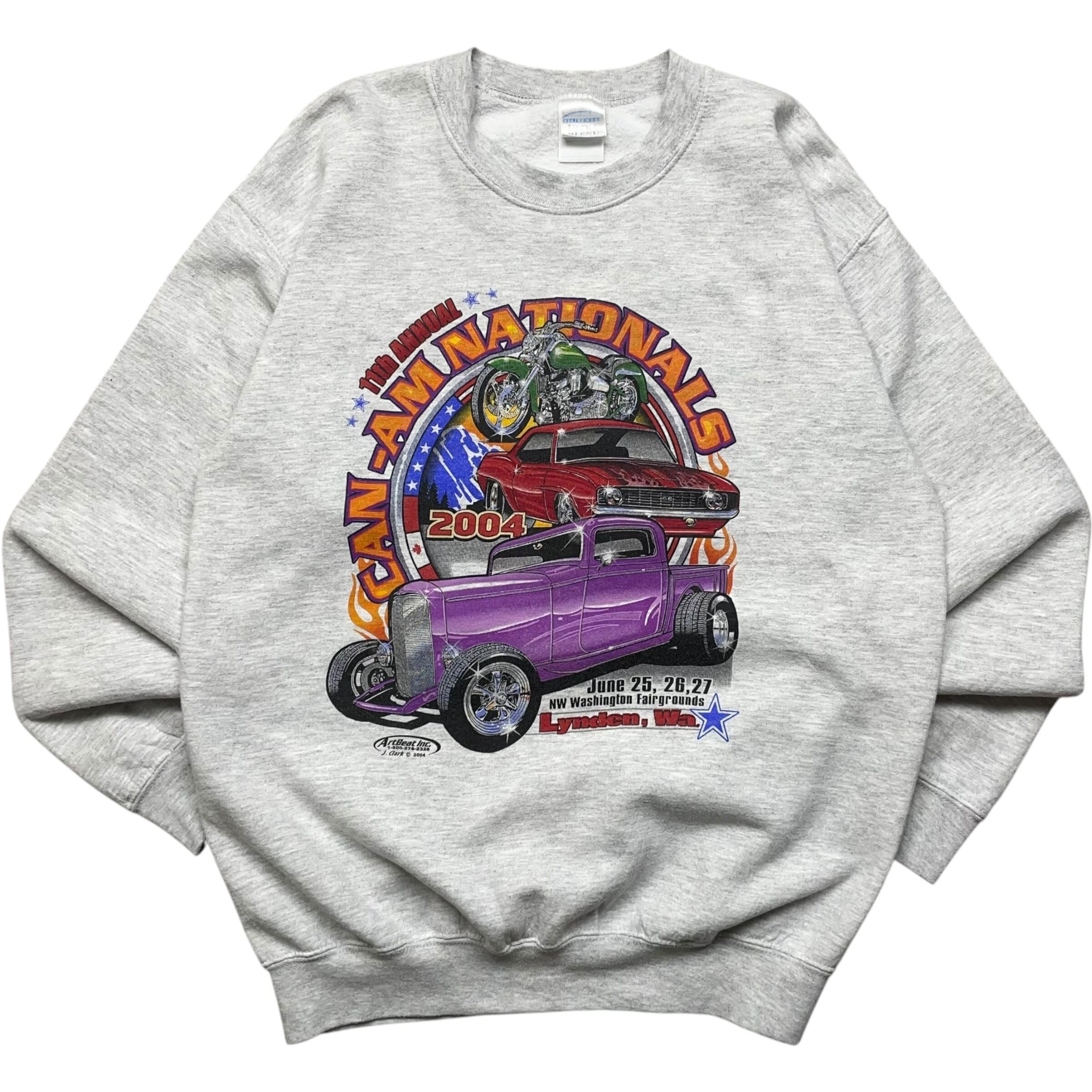 《M》 GILDAN ギルダン スウェット CAN-AM NATIONALS プリント グレー no.6409