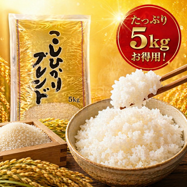 【数量限定】コシヒカリブランド米5kg