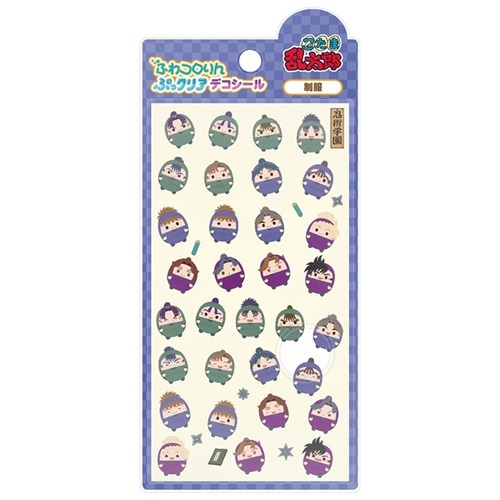 【ロット販売】【10入】忍たま乱太郎ふわコロりんぷっクリアデコシールB(8820423)