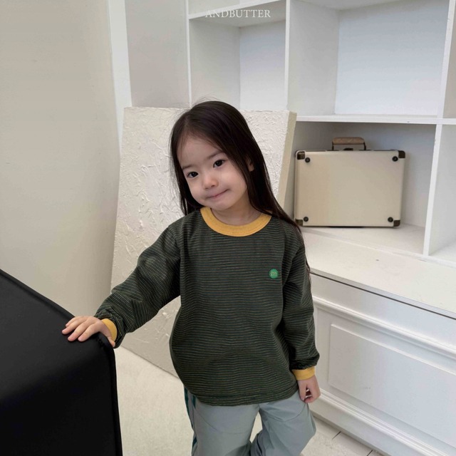 《送料無料》予約:ジェリーバイカラーT【ANDBUTTER】