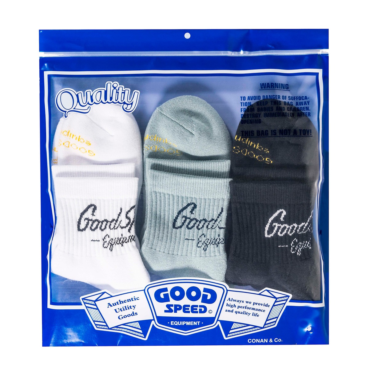 GOODSPEED equipment Short 3P Socks | Frog-Amulet