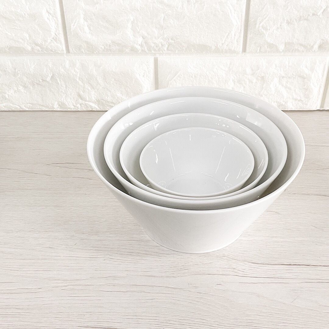 TOH トウ 食器セット 【伍重4枚】 白磁 白い器 | 食器のほっこり屋