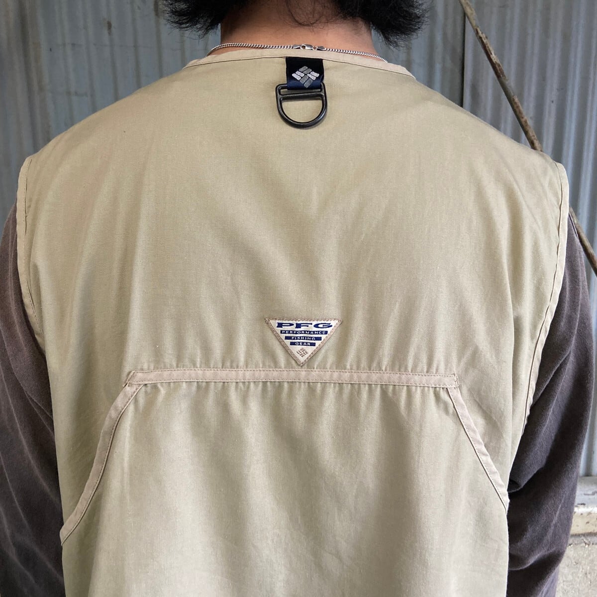 90年代 Columbia コロンビア PFG 多ポケット フィッシングベスト