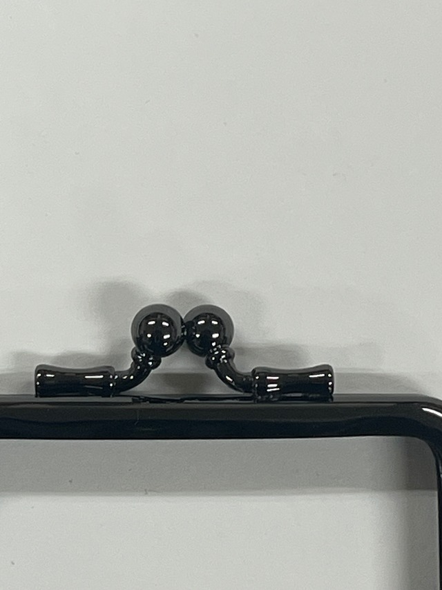 ２５×１7(横約7.8㎝×高さ約5.3㎝）　7㎜竹玉　（ブラック）