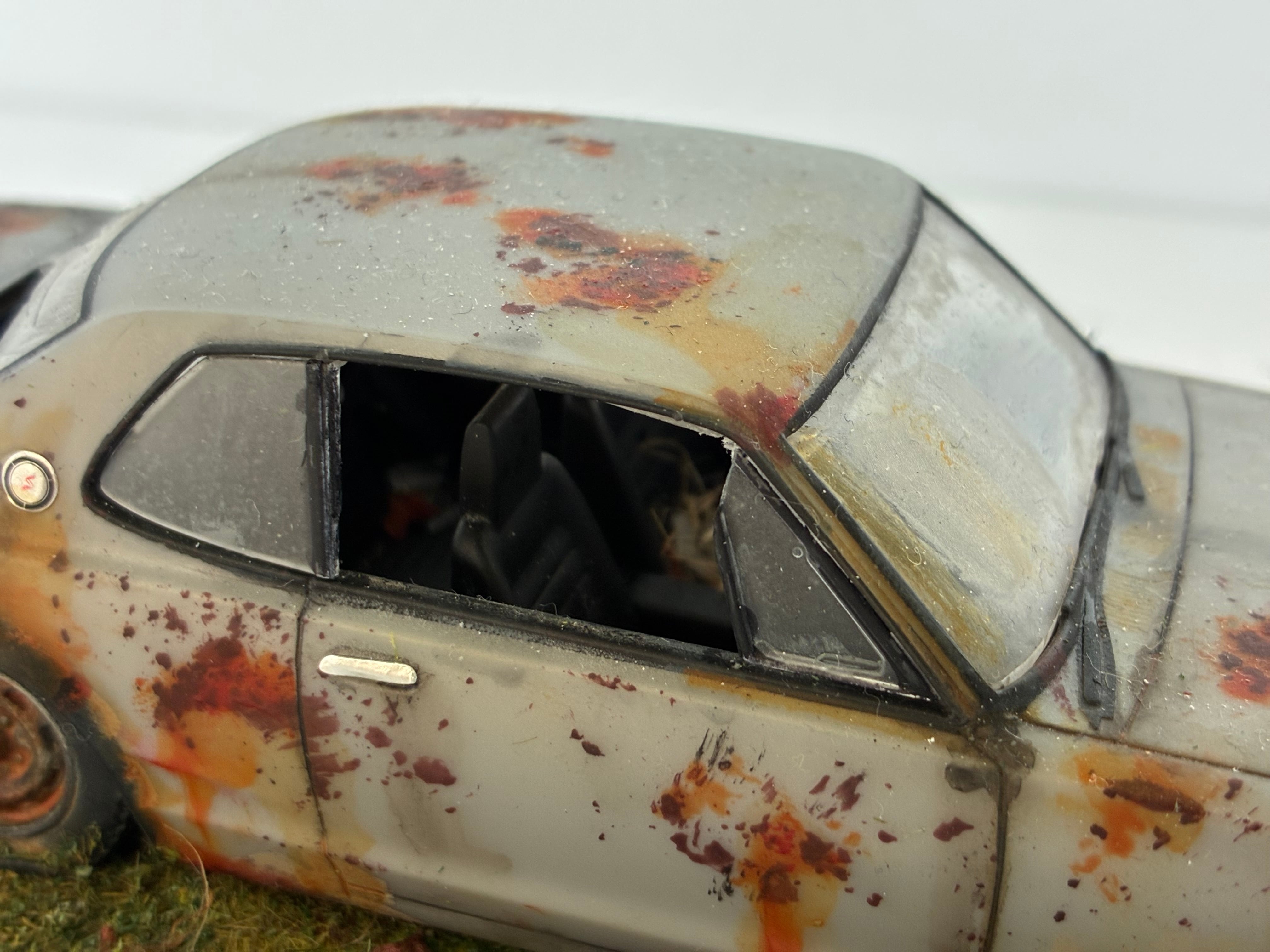 草ヒロ プラモデルジオラマ 日産ハコスカ | Pay ID