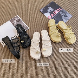 トングサンダル レディース 厚底 シューズ 春夏 クロスストラップ 大人 おしゃれ きれいめ かわいい リゾート スクエアトゥ カジュアル フラット 大人可愛い 大人女子