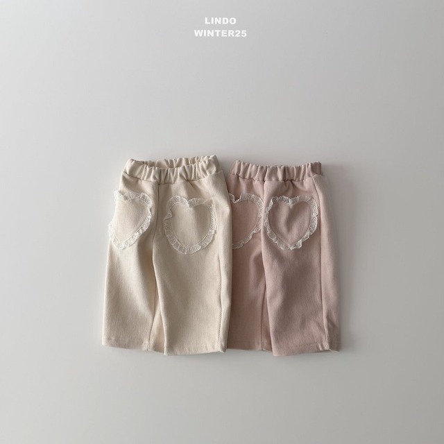【予約商品】pocket heart pants