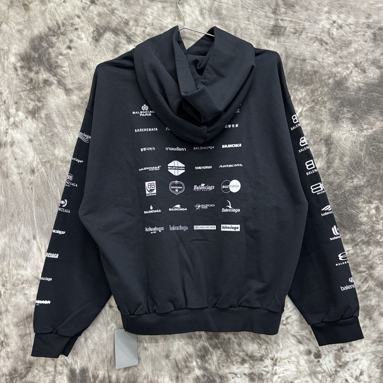未使用】BALENCIAGA/バレンシアガ【22SS】Archives Logos Hoodie 