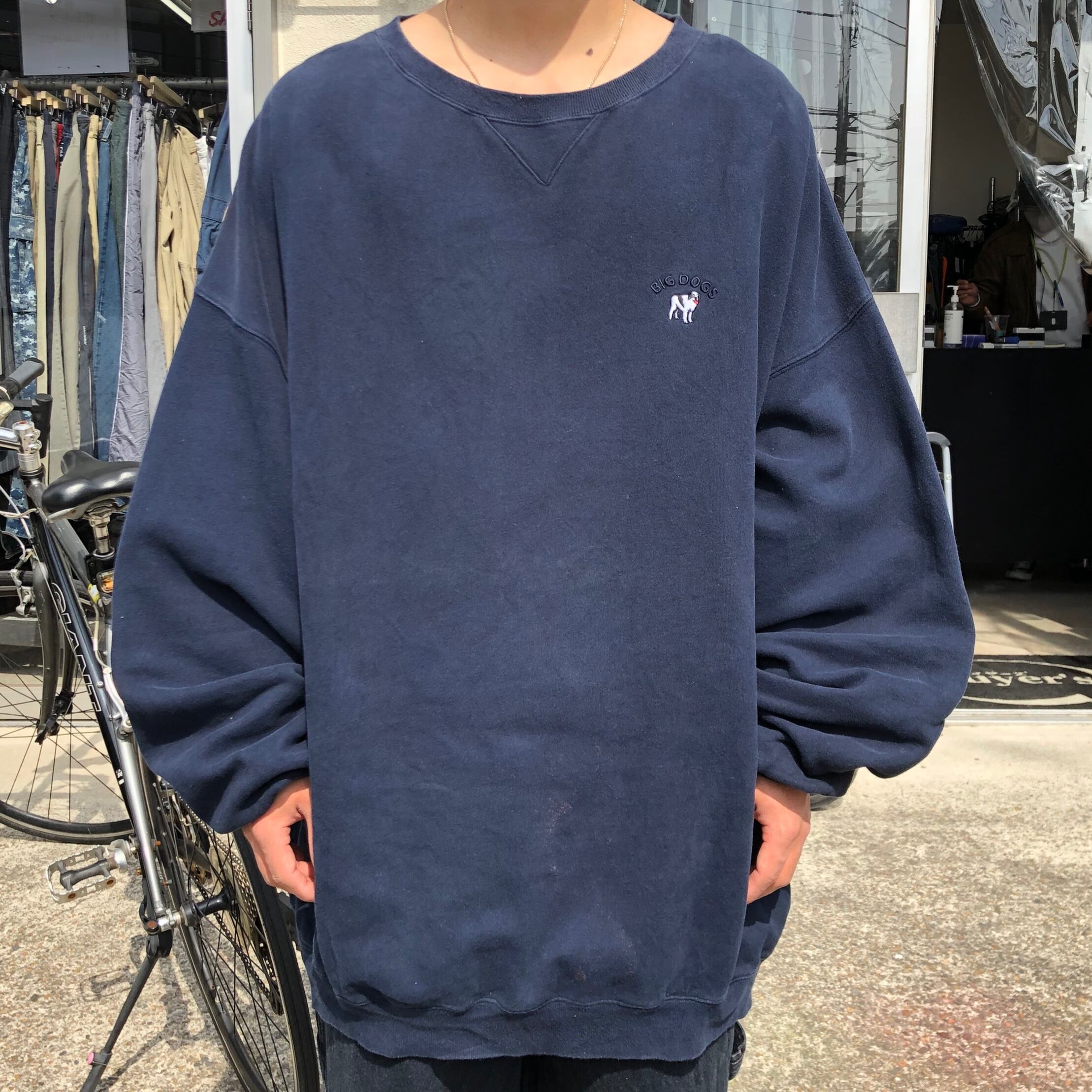 Champion チャンピオン パーカー 刺繍ロゴ グレー オーバーサイズ2XL