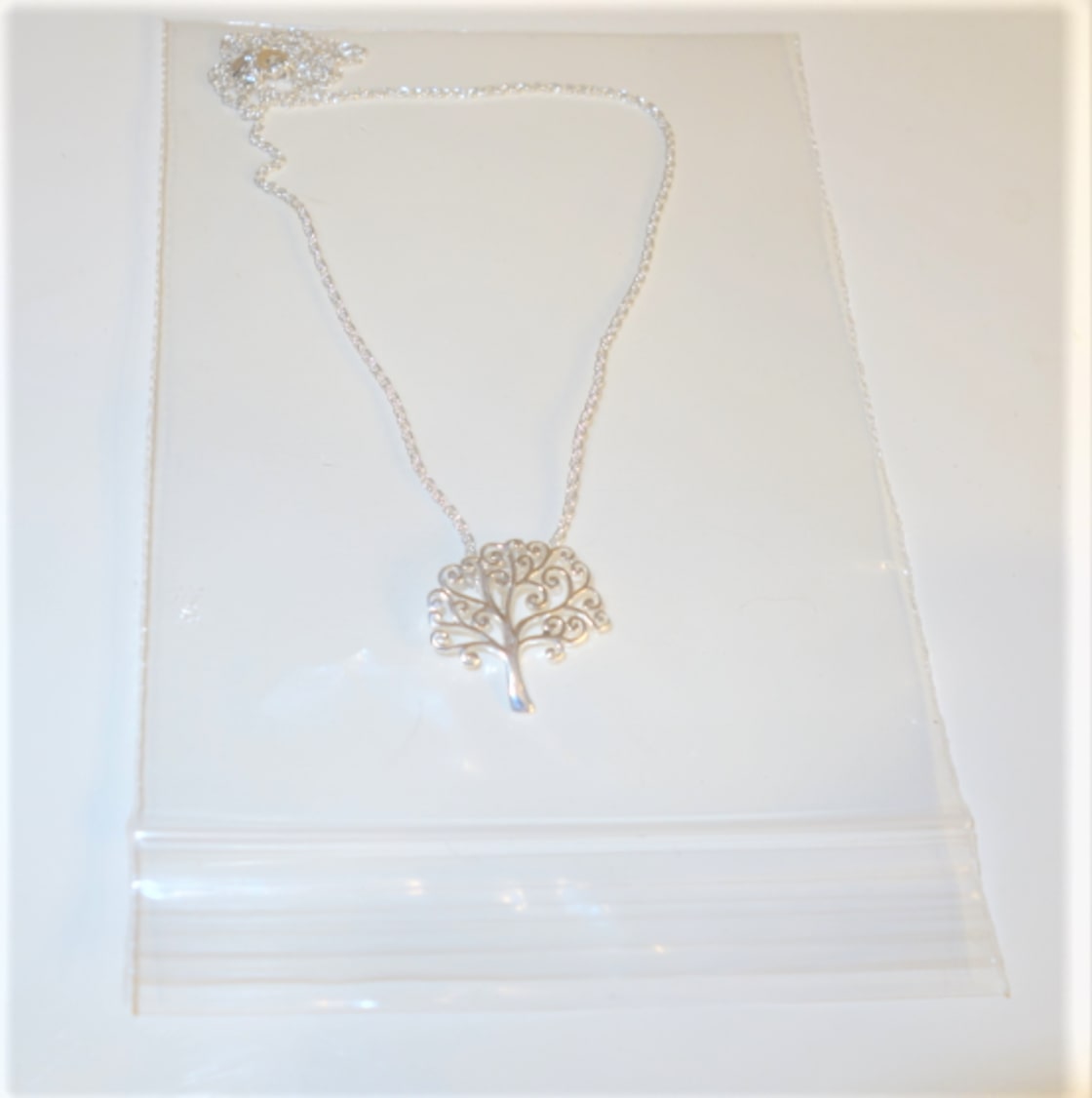 タキオン シルバーネックレス✿神聖幾何学 Tree of Life 生命の樹  