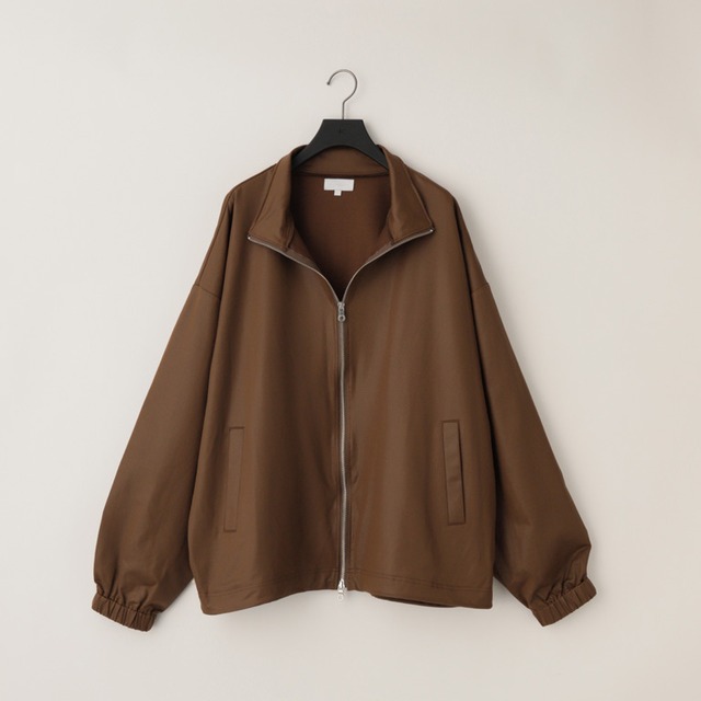 KANEMASA PHIL. / 36G ECONYL Embossed Blouson (BROWN)