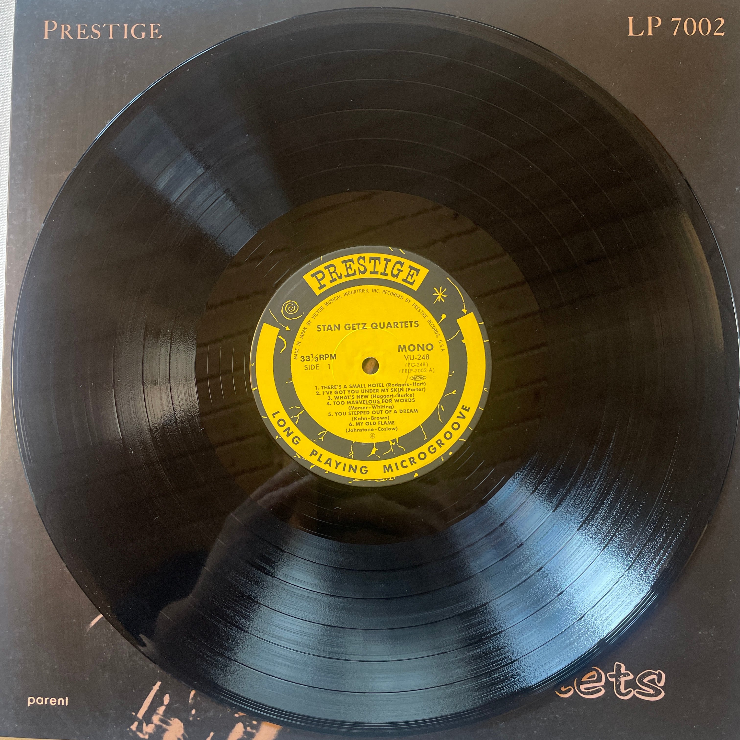 Stan Getz – Stan Getz Quartets【USED Vinyl】 | THEE COFFEE