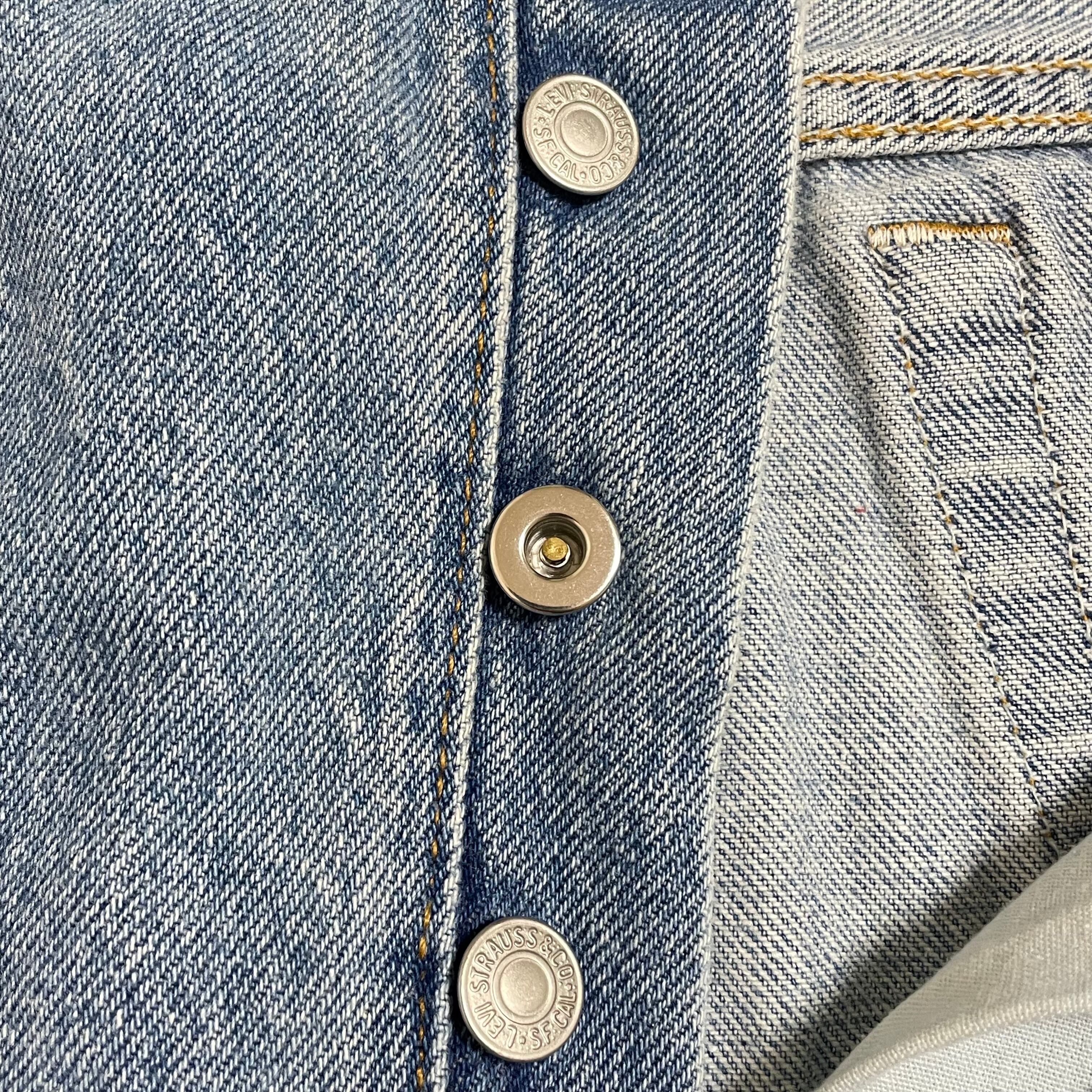 LEVI'S】90s USA製 501 デニム ジーンズ ジーパン W36 L32 ボタン裏