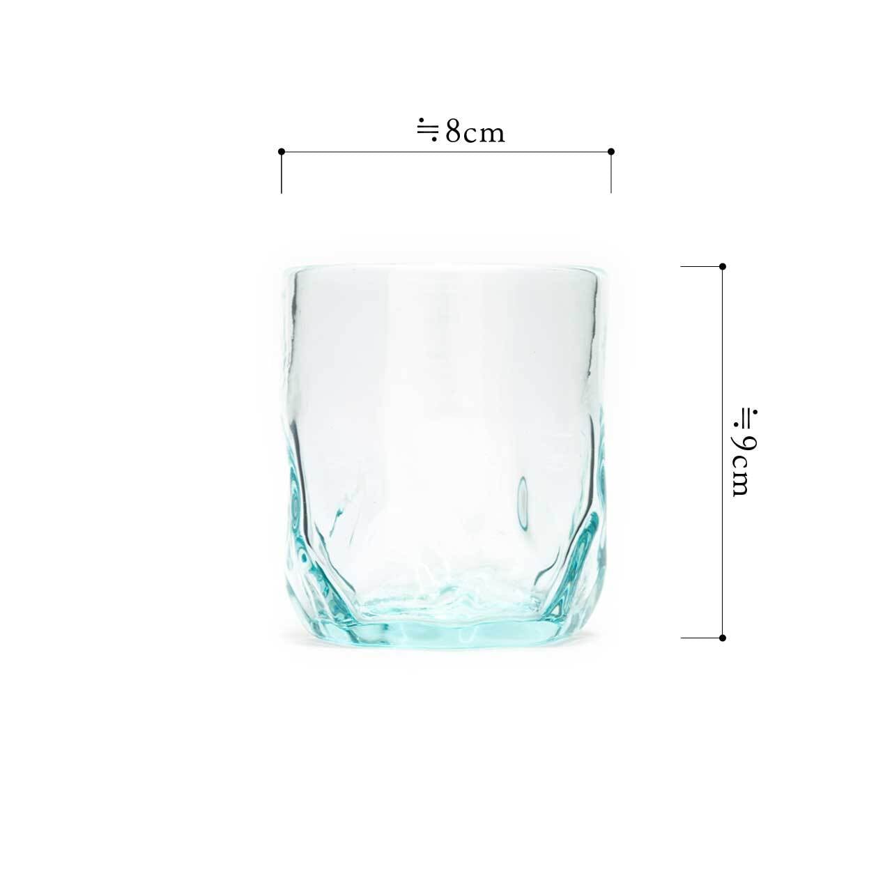 民藝】沖縄再生ガラス奥原硝子製造所グラス4個セット