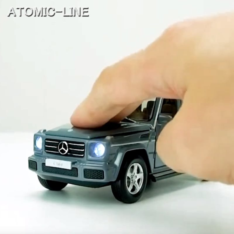 メルセデス ベンツ G350 1/32 ミニカー 全3色 ライト点滅 エンジン