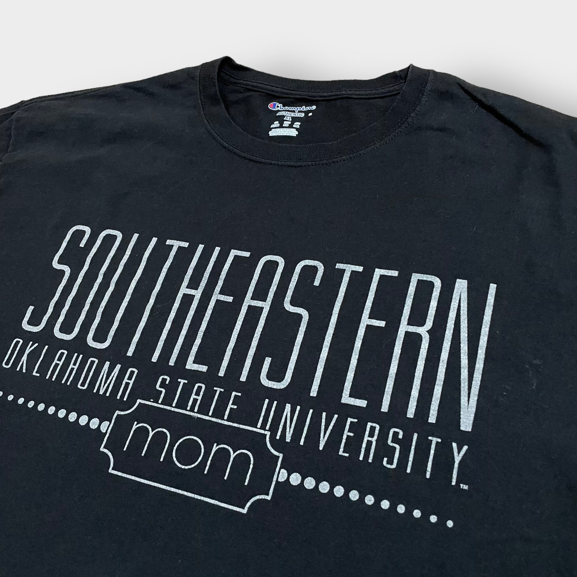 Champion】カレッジ ロンT ロングTシャツ 長袖Tシャツ ロゴ プリント