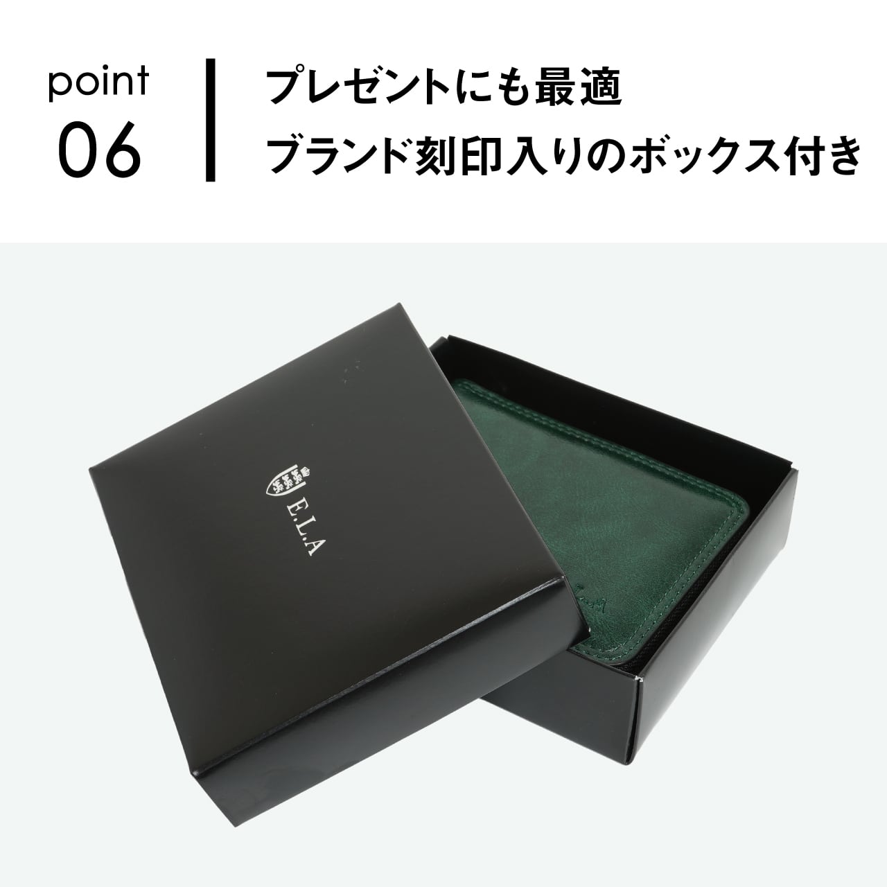E.L.A イーエルエー ラウンドウォレット 二つ折り財布 合成皮革 ELA