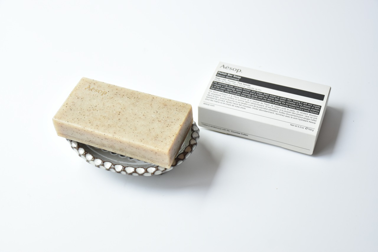 小代瑞穂窯 / 福田るい : 石ケン入 白