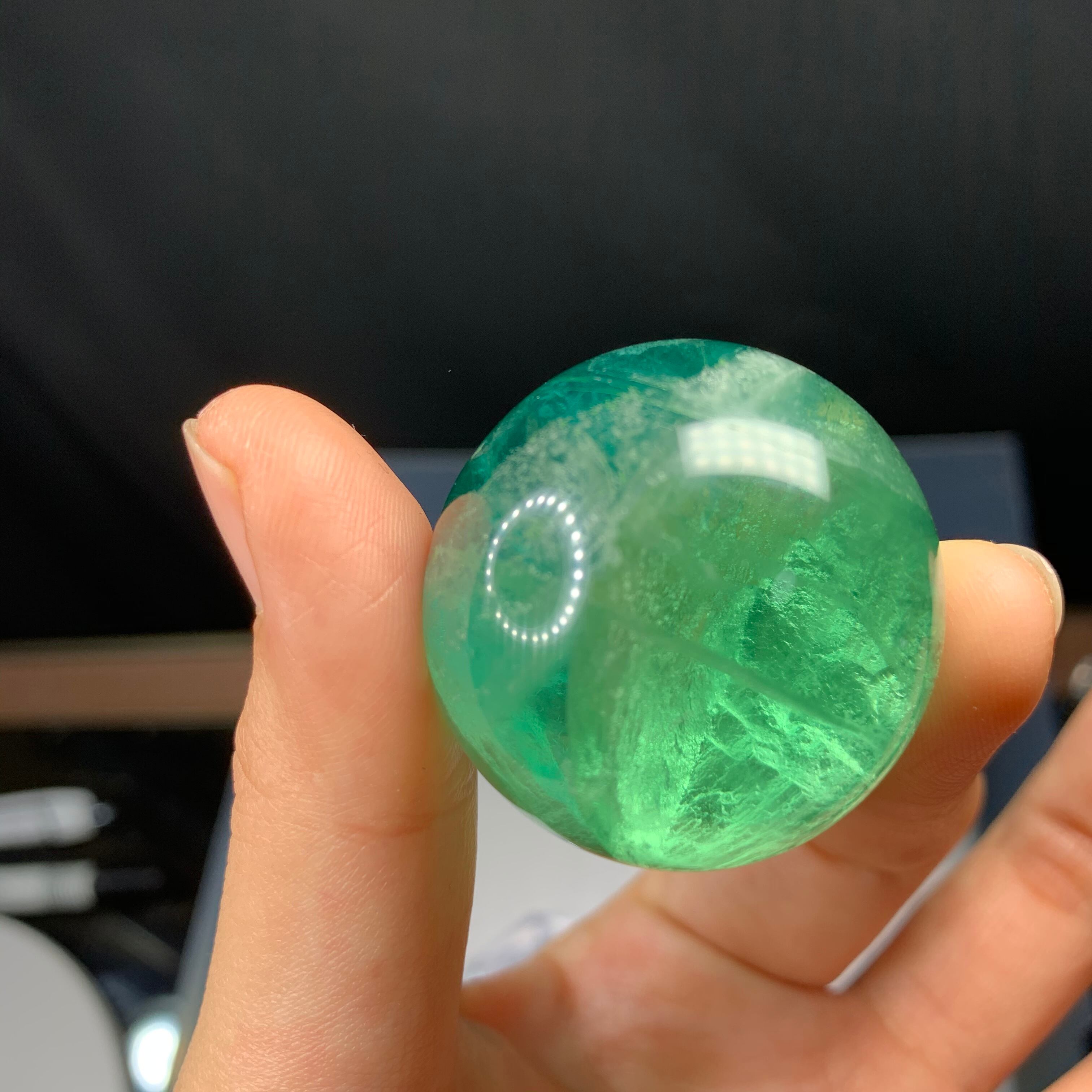 30.スフィア グリーンフローライト | Naturaltreasure