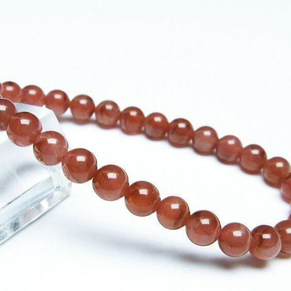 インカローズ ブレスレット 6mm 一点物 メール便送料無料 [M便 1/10] 111-27444