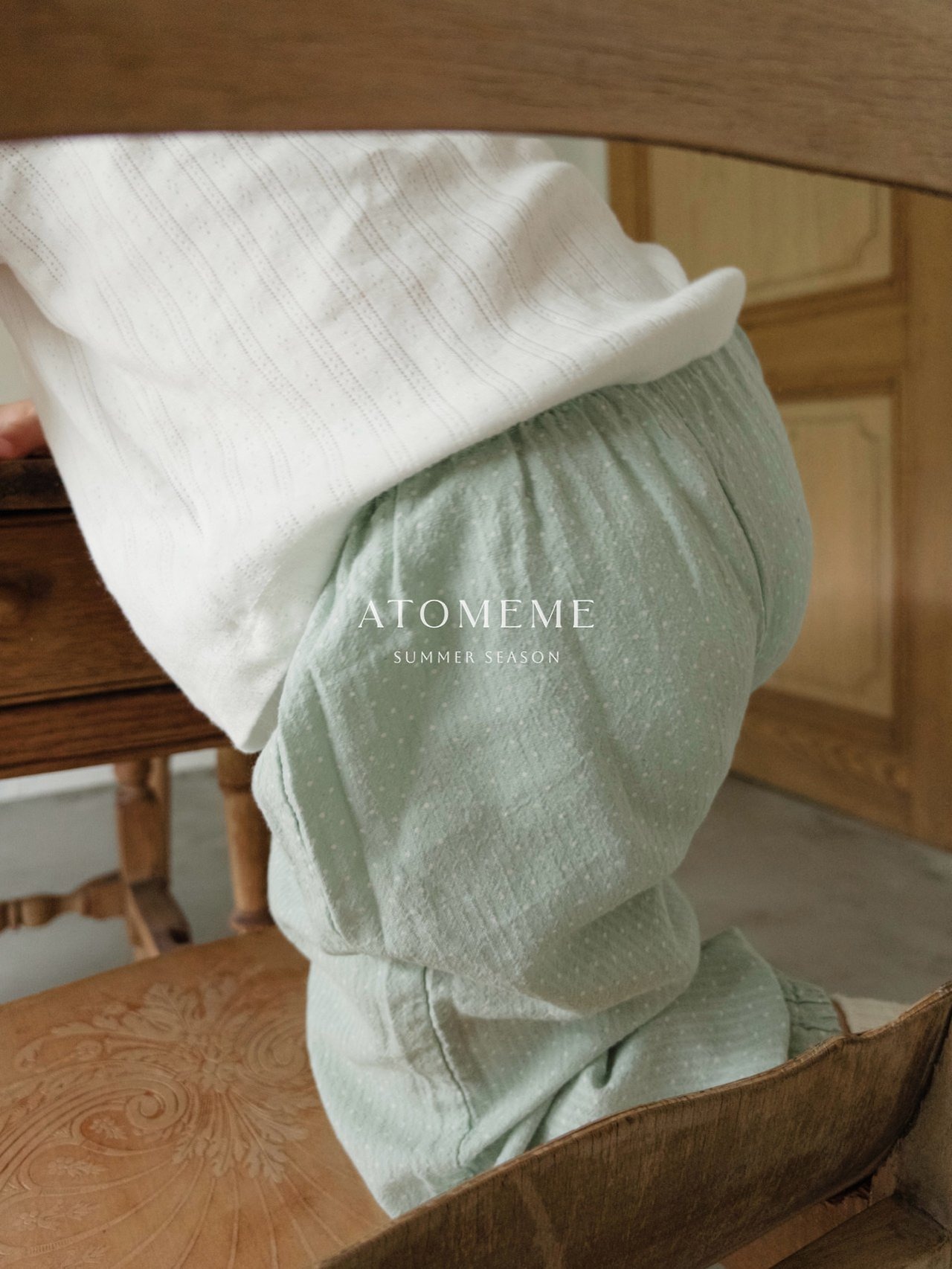 [atomeme] Baby Dot Pants / [아토메메] 베이비도트팬츠