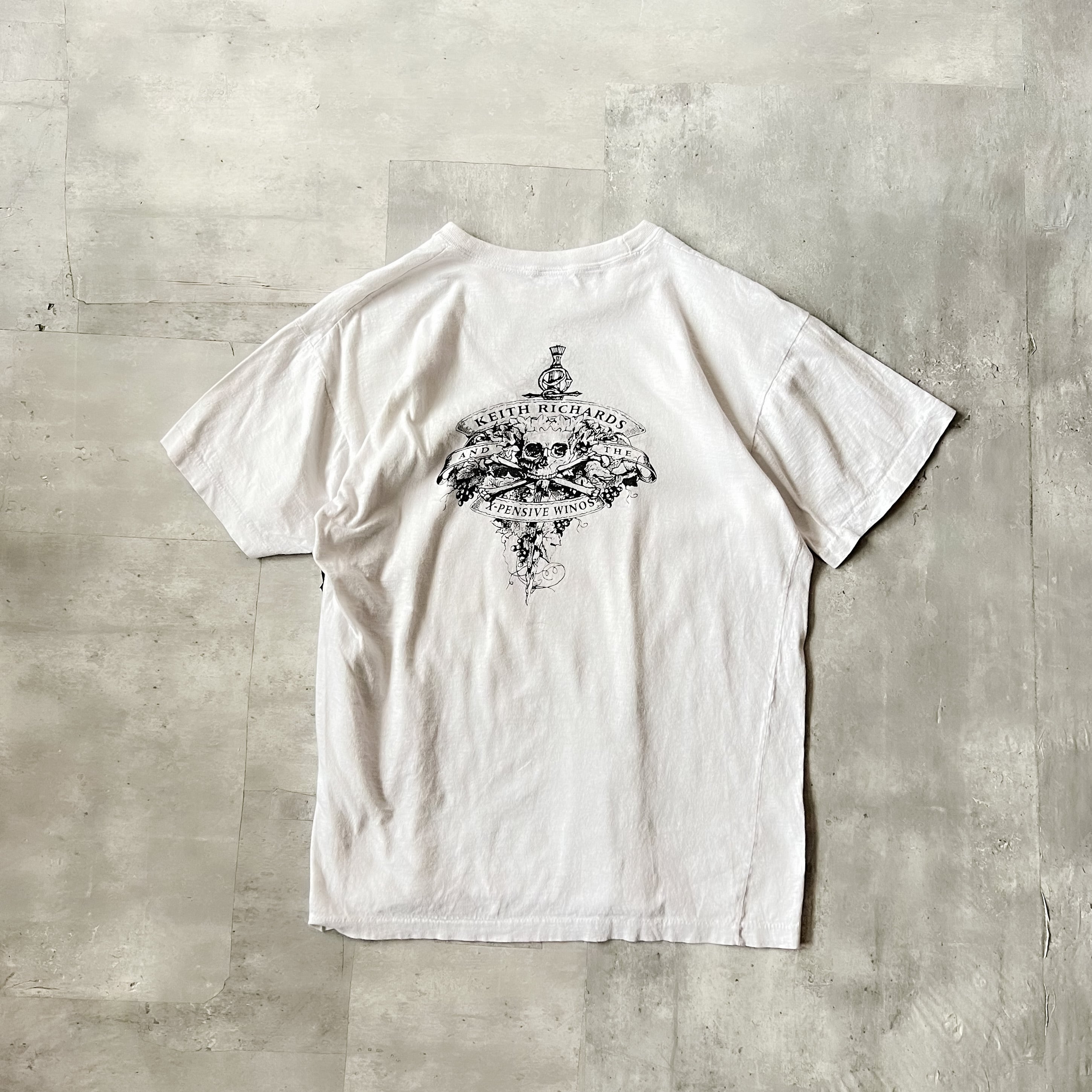 80s-90s “ Keith Richards and the X-Pensive Winos” band tee キース ...