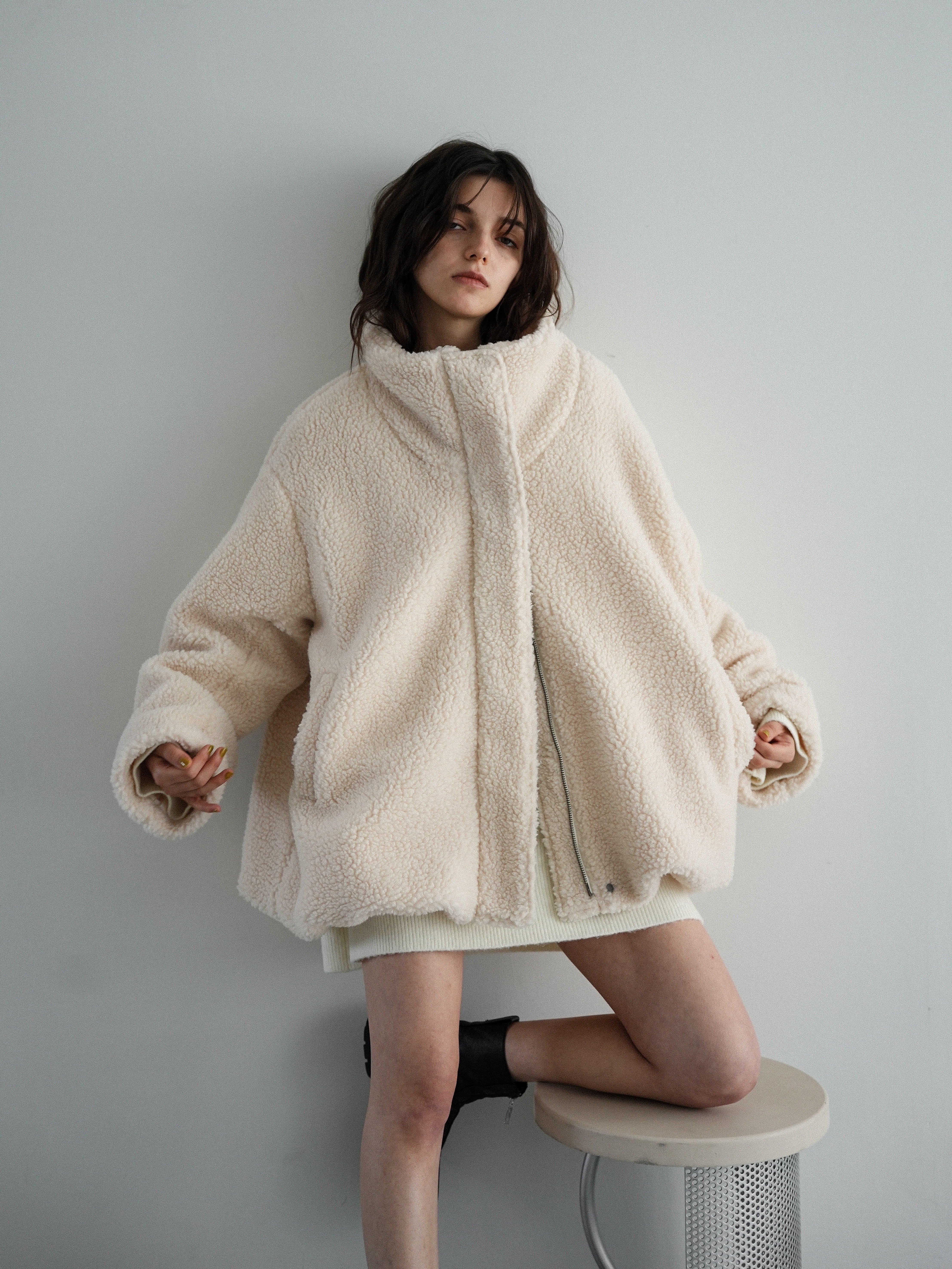 katrin tokyo カトリントーキョー　ボア　コート JAPAN MADE】ballonn boa coat | Katrin TOKYO