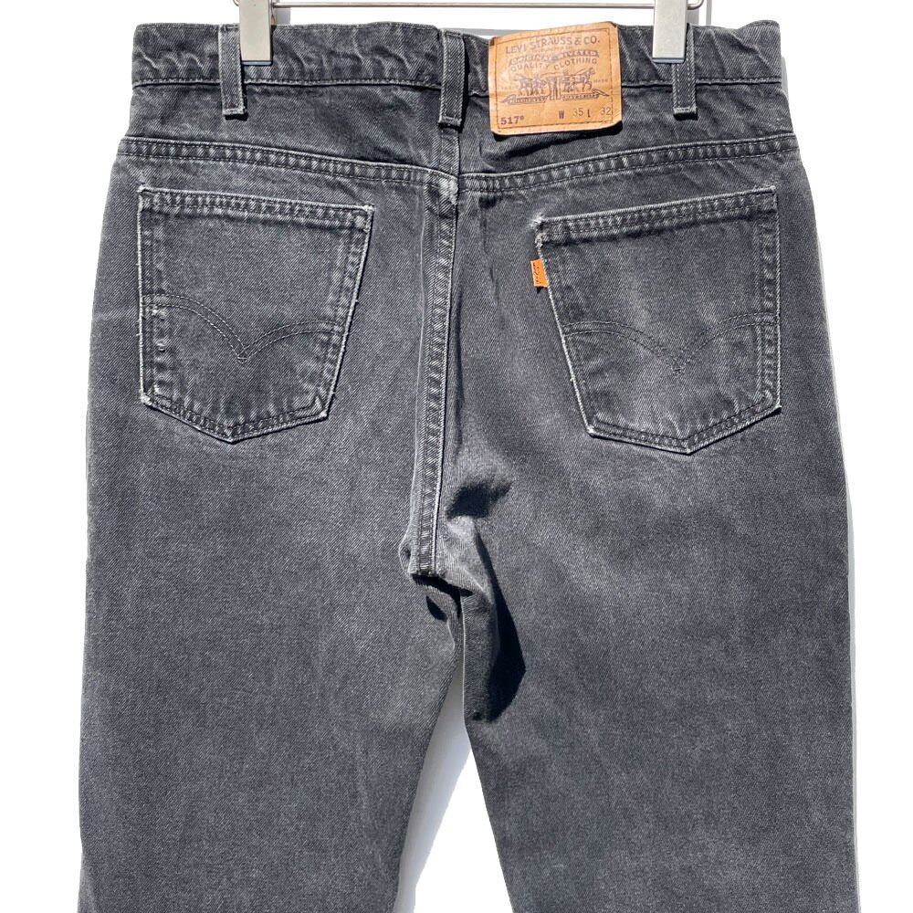 Levis 517 Black [Levis 517-4159 Made in USA] Bootcut Black Denim