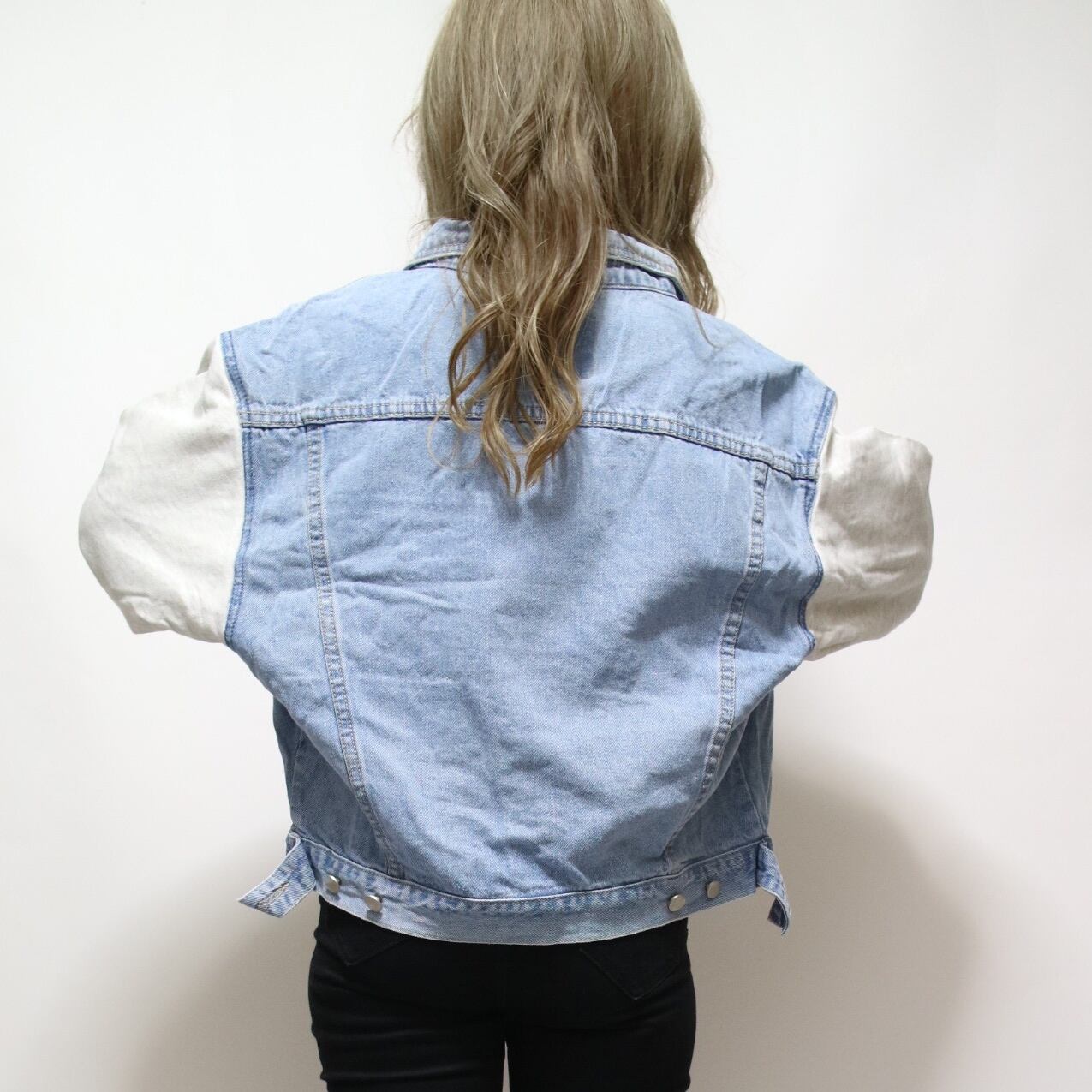 スウェットドッキングデニムジャケット | YUBERRA