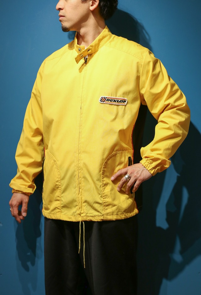 70’s “DUNLOP” racing light jacket