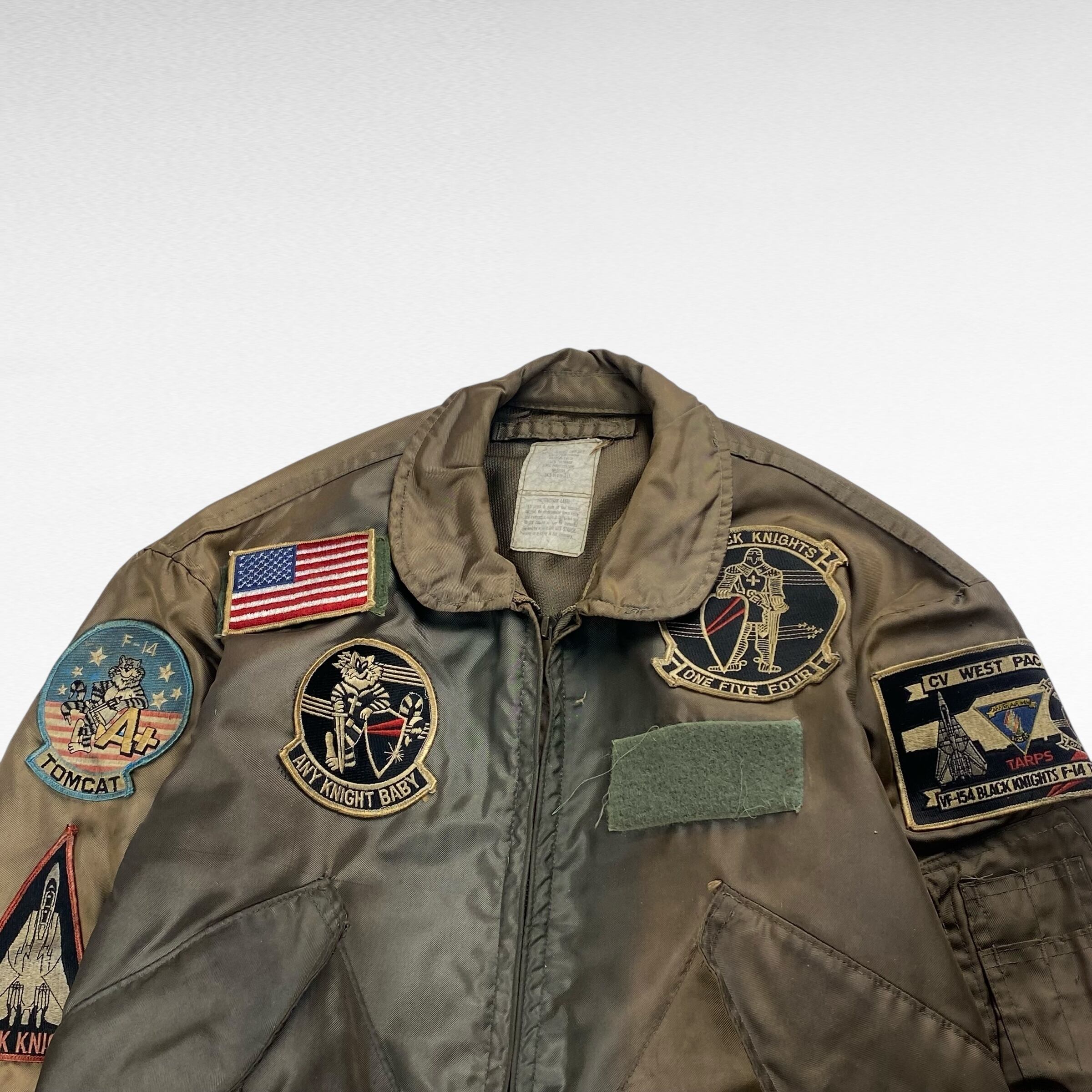 80's】 US.AIR FORCE 米軍実物 CWU-36P フライトジャケット L相当