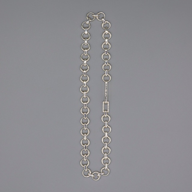 ID necklace medium Silver