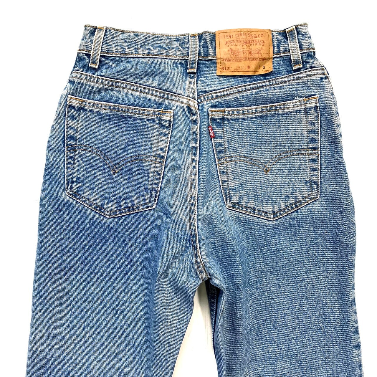 90年代 Levi's リーバイス 512 スリム テーパード デニムパンツ ジーンズ サイズ9 レディースW28相当  古着【デニムパンツ】【SA2204】 | cave 古着屋【公式】古着通販サイト