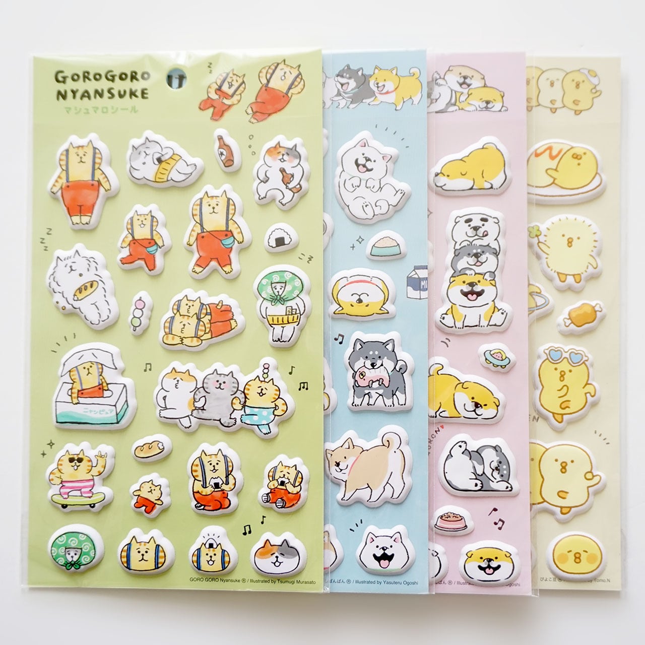 単品 キャラクターマシュマロシール｜82675-82678 | シールと星座