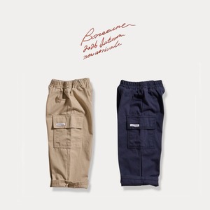 《予約/送料無料》cotton cargo bio pants / BONEOUNE