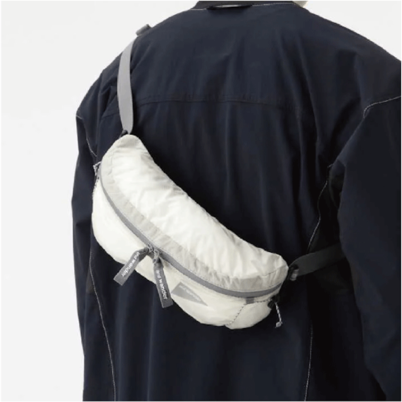 and wander sil waist bag / アンドワンダー シル ウェスト and wander sil waist bag / アンドワンダー シル ウェスト